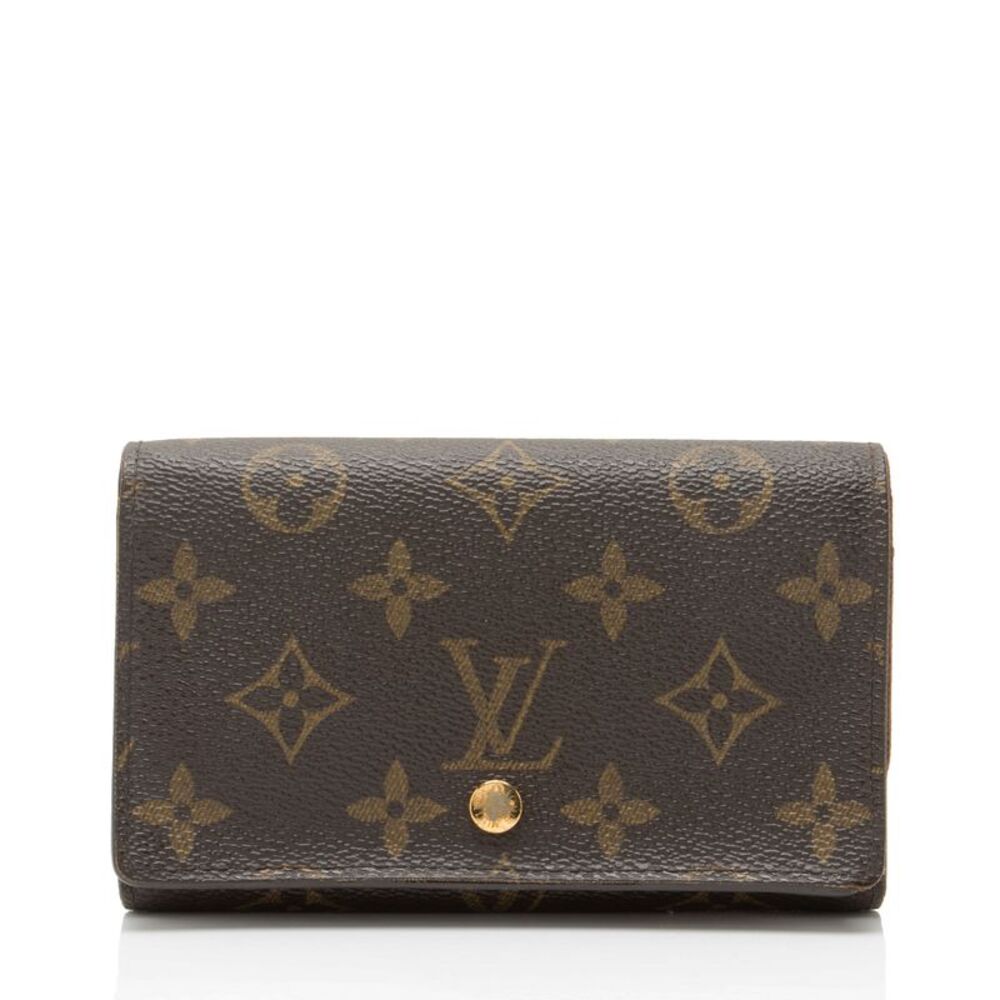 Louis Vuitton Vintage Monogram Canvas Porte Monnaie Tresor Wallet